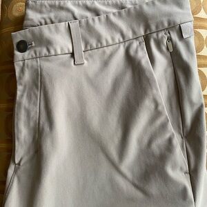 Lululemon men ABC trouser slim-fit 35w 32 inseam warpstreme khaki